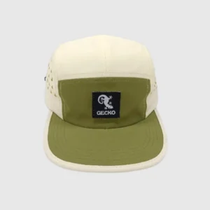 Army Green Cream Run Fast Hat x Gecko