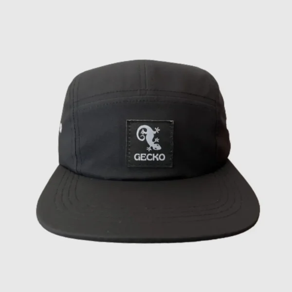 Black 5 Panel Hat x Gecko - Imagen 2