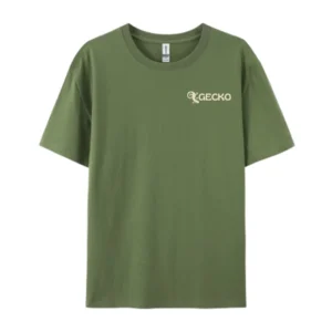 Army Green Gecko Trekking Day Tshirt