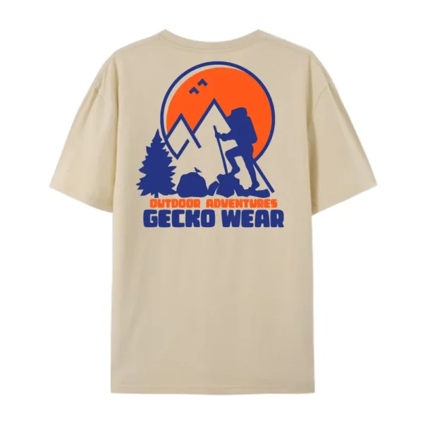 Khaki Gecko Adventures Tshirt - Imagen 2