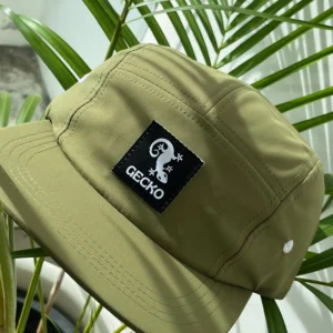 Army Green 5 Panel Hat x Gecko