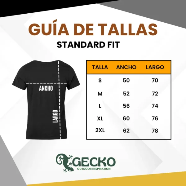 Army Green Gecko Trekking Day Tshirt - Imagen 3