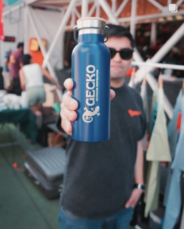 Botella Térmica Blue x GECKO