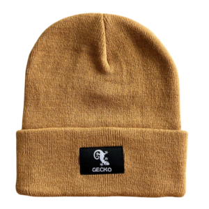 Gorro beanie x GECKO - Mostaza
