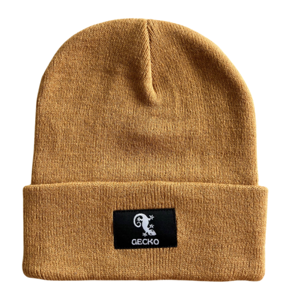 Gorro beanie x GECKO - Mostaza