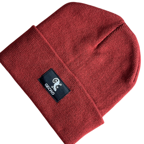 Gorro beanie x GECKO - Burdeo - Imagen 2