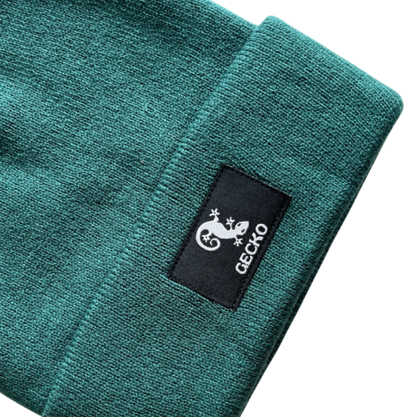 Gorro beanie x GECKO - Verde musgo - Imagen 3