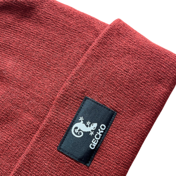 Gorro beanie x GECKO - Burdeo - Imagen 3