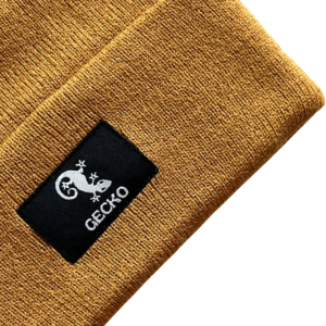 Gorro beanie x GECKO - Mostaza